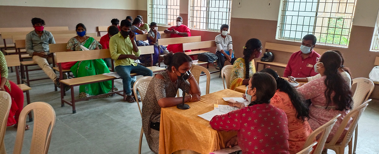 Karkai Nandre program — counseling session